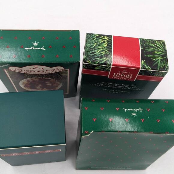 Hallmark Ornaments Vintage Lot Light Shines Christmas Collector Plate Keepsake - Picture 7 of 12